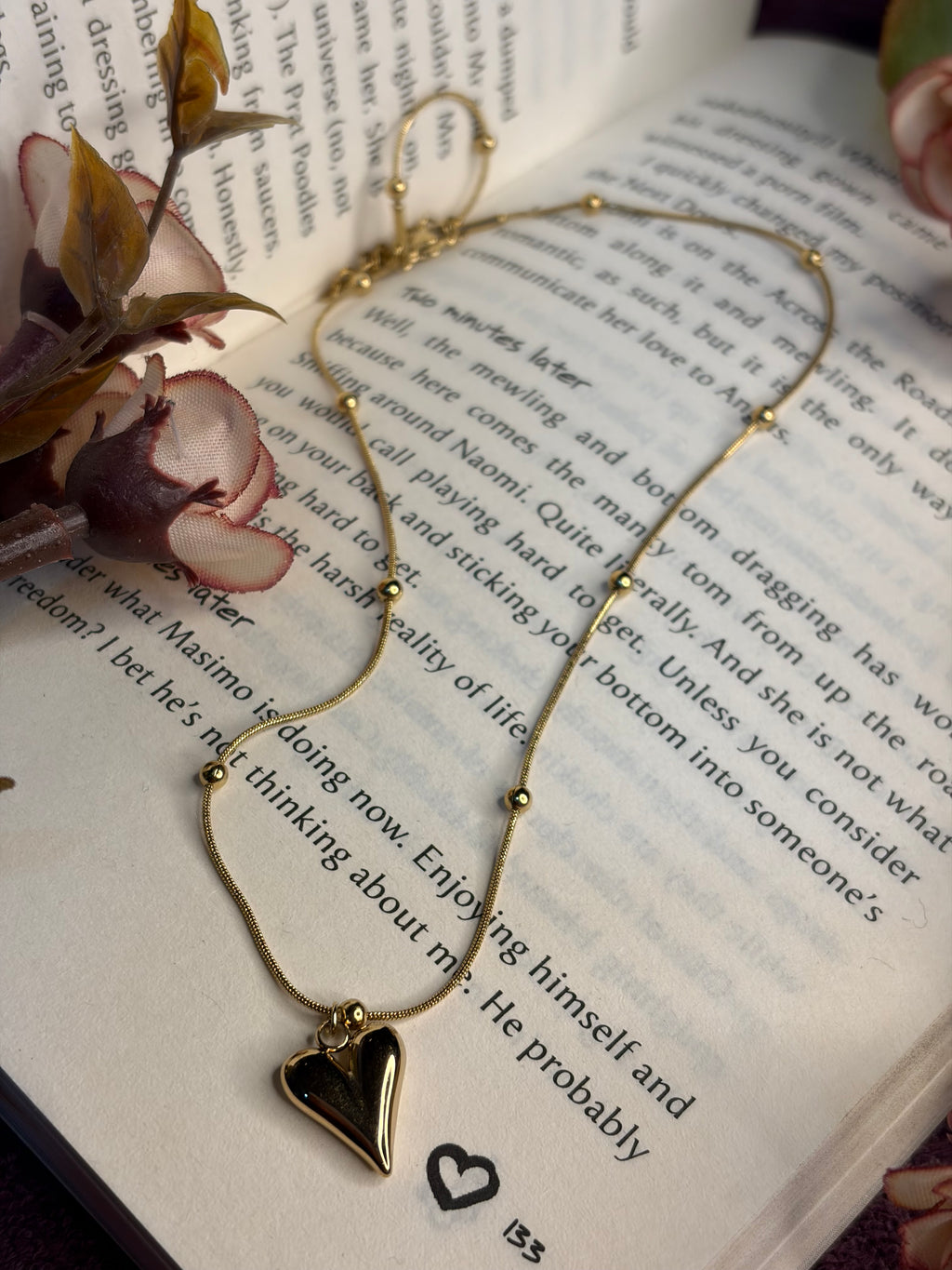 Anti Tarnish Love Pendent Chain