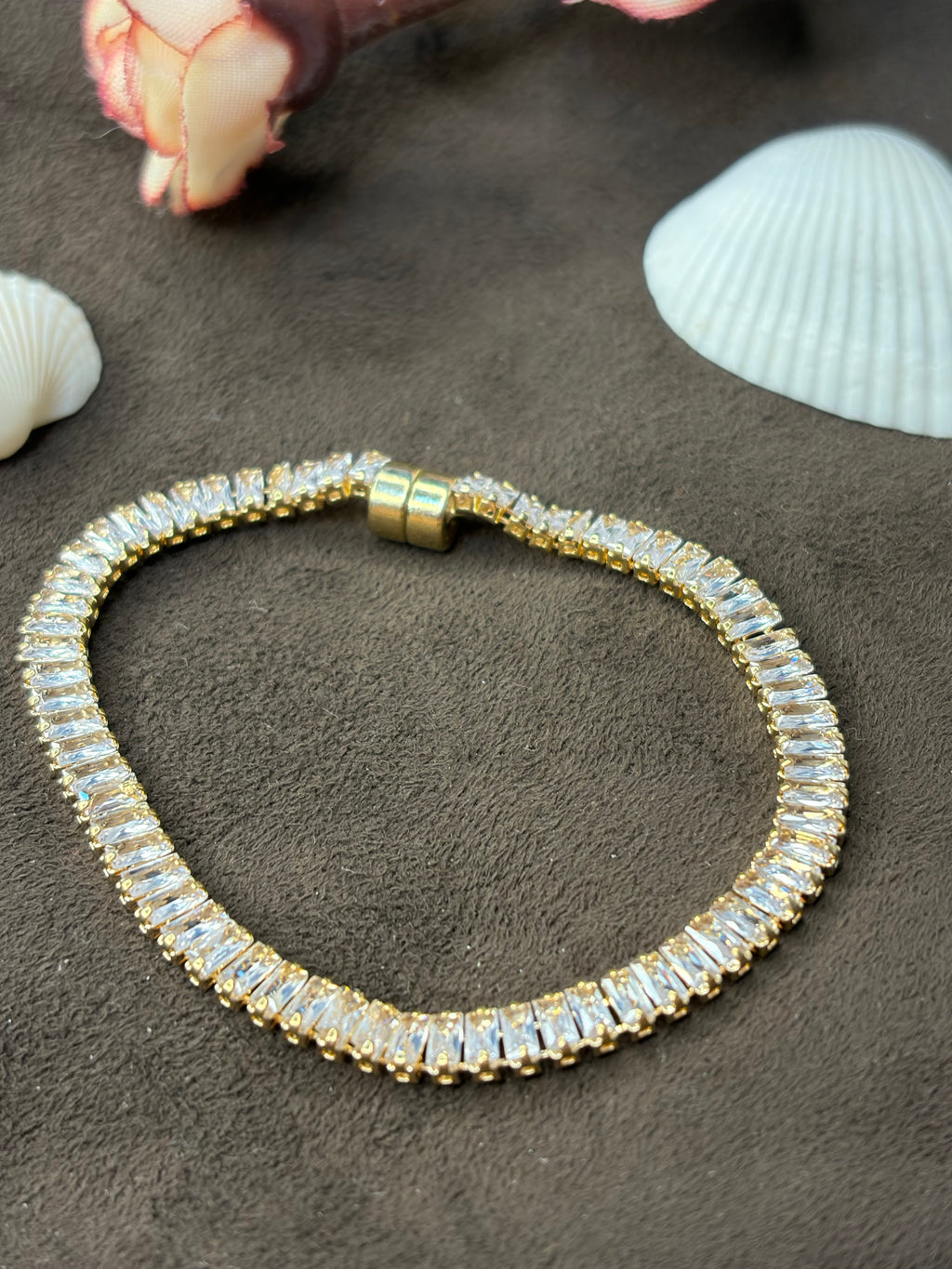 Tennis Gold Braclet