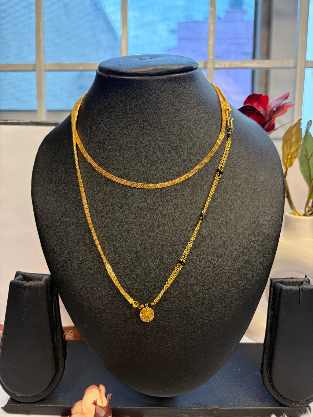 Rashmika Inspired Black Beads