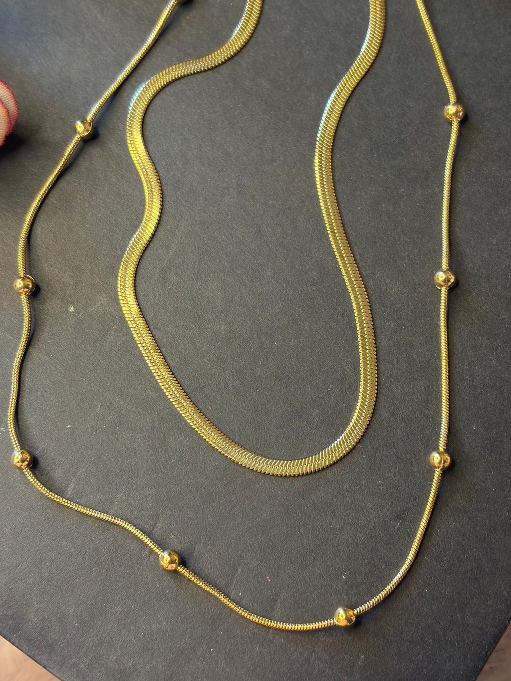 Anti Tarnish Double Layered Chain