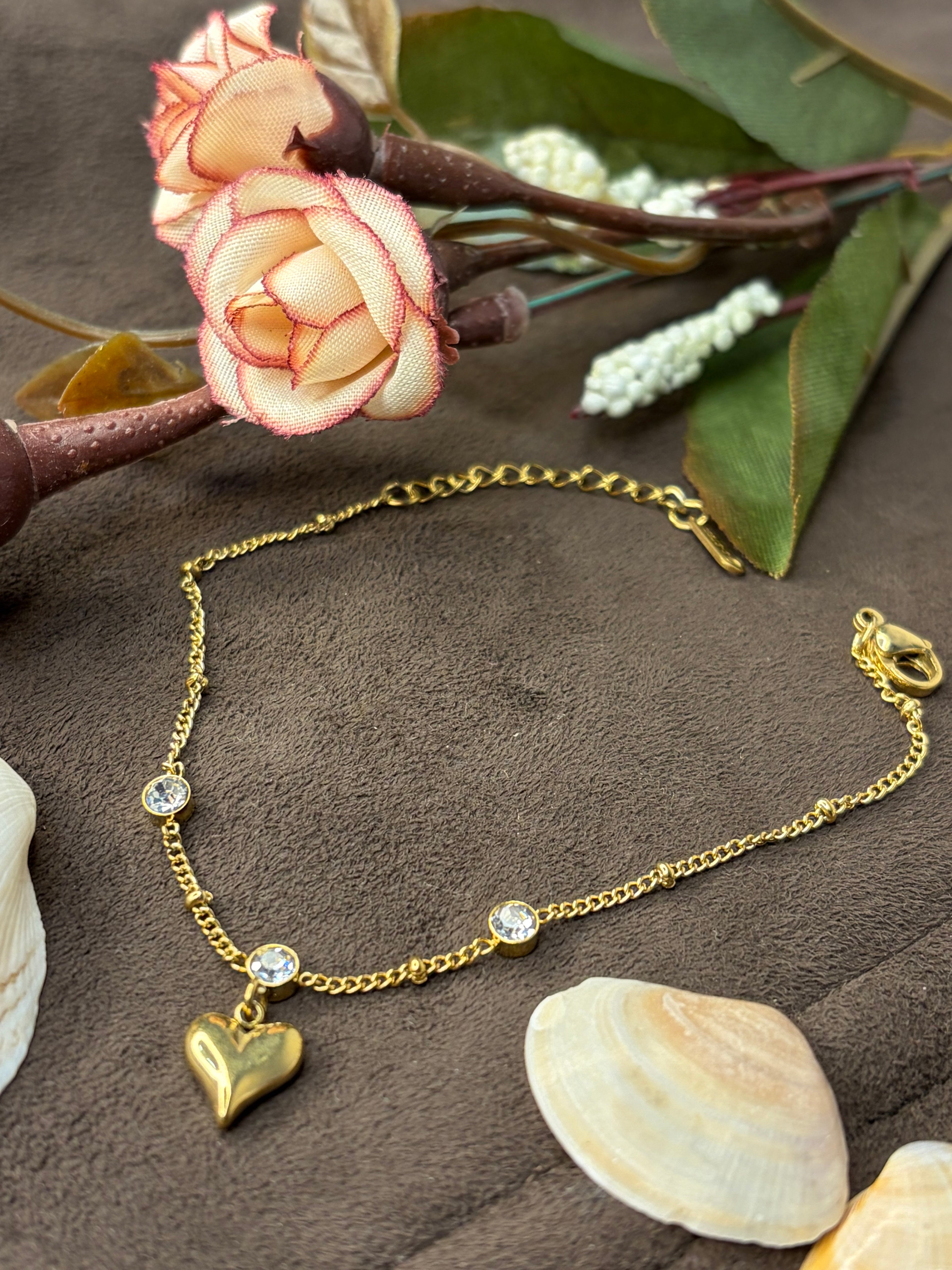 Heart Chain Braclet
