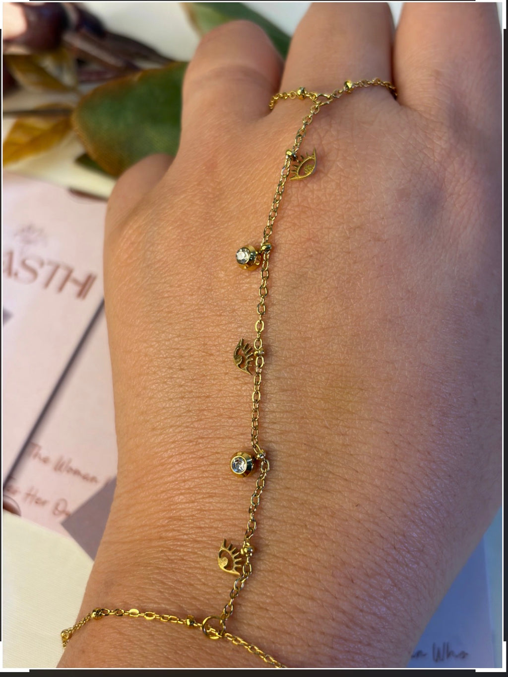 Finger Chain Cum Chain Braclet