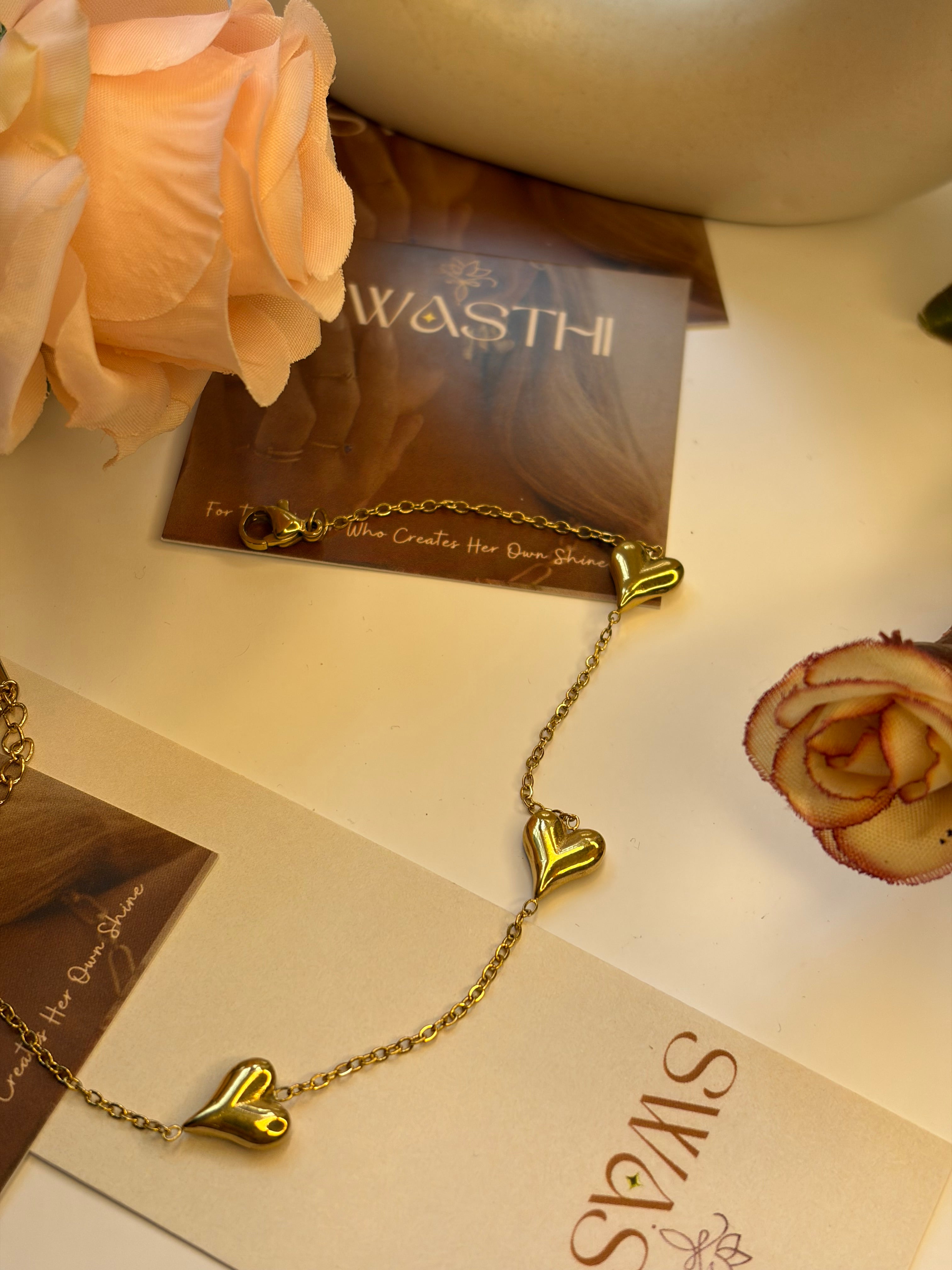 Heart Chain Braclet