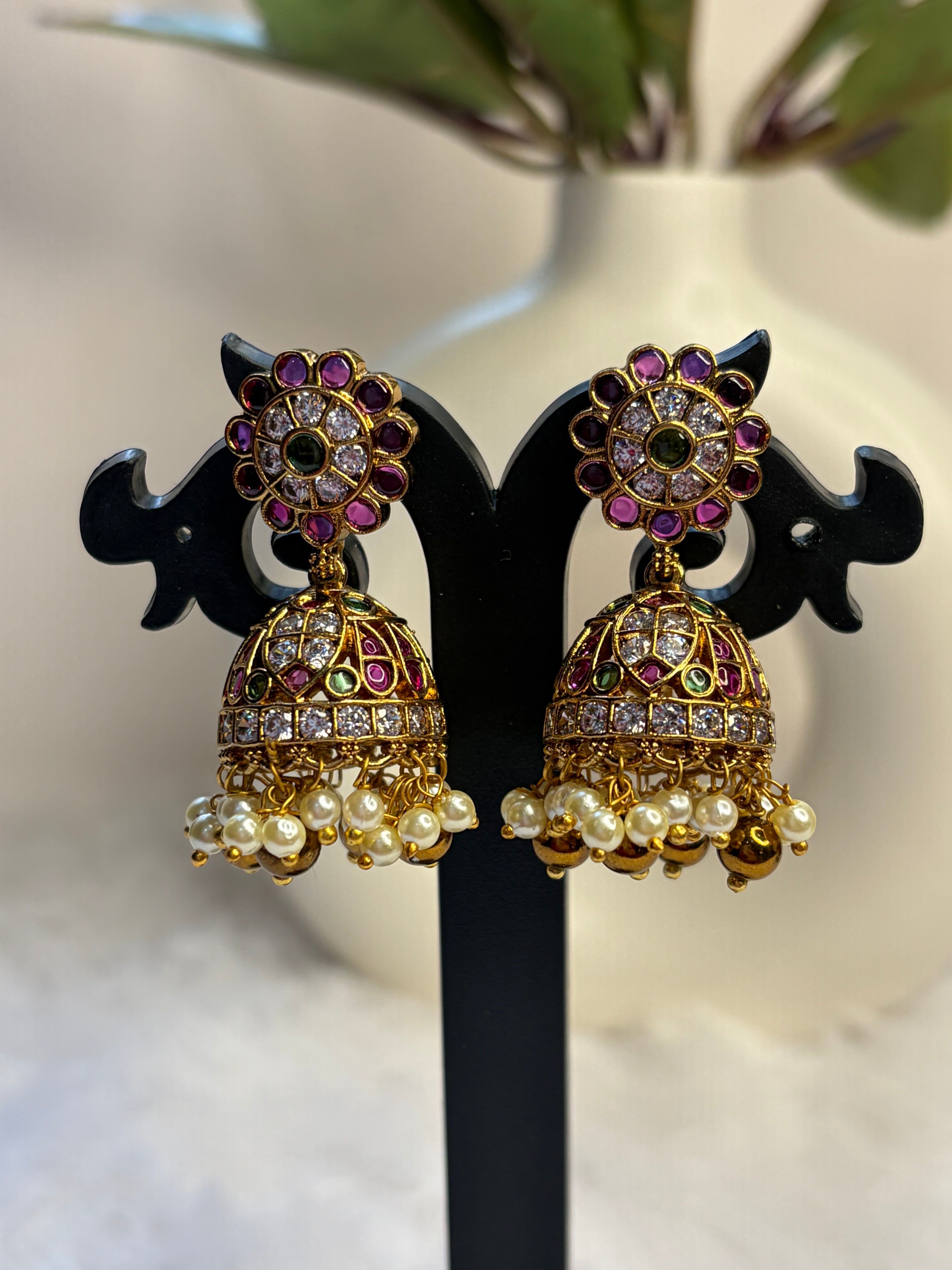 Traditional Jadau Kundan Buttalu