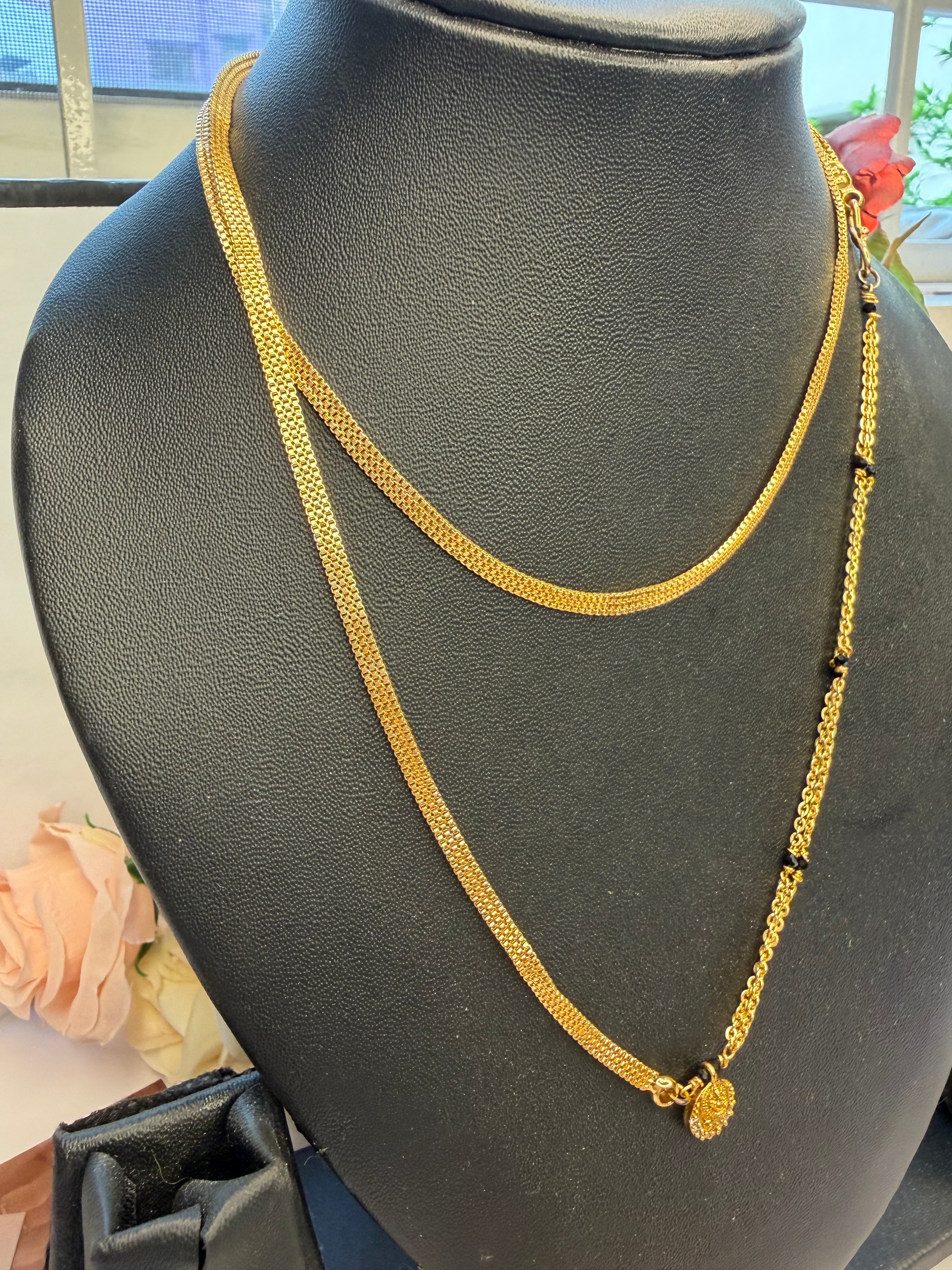 Rashmika Inspired Black Beads