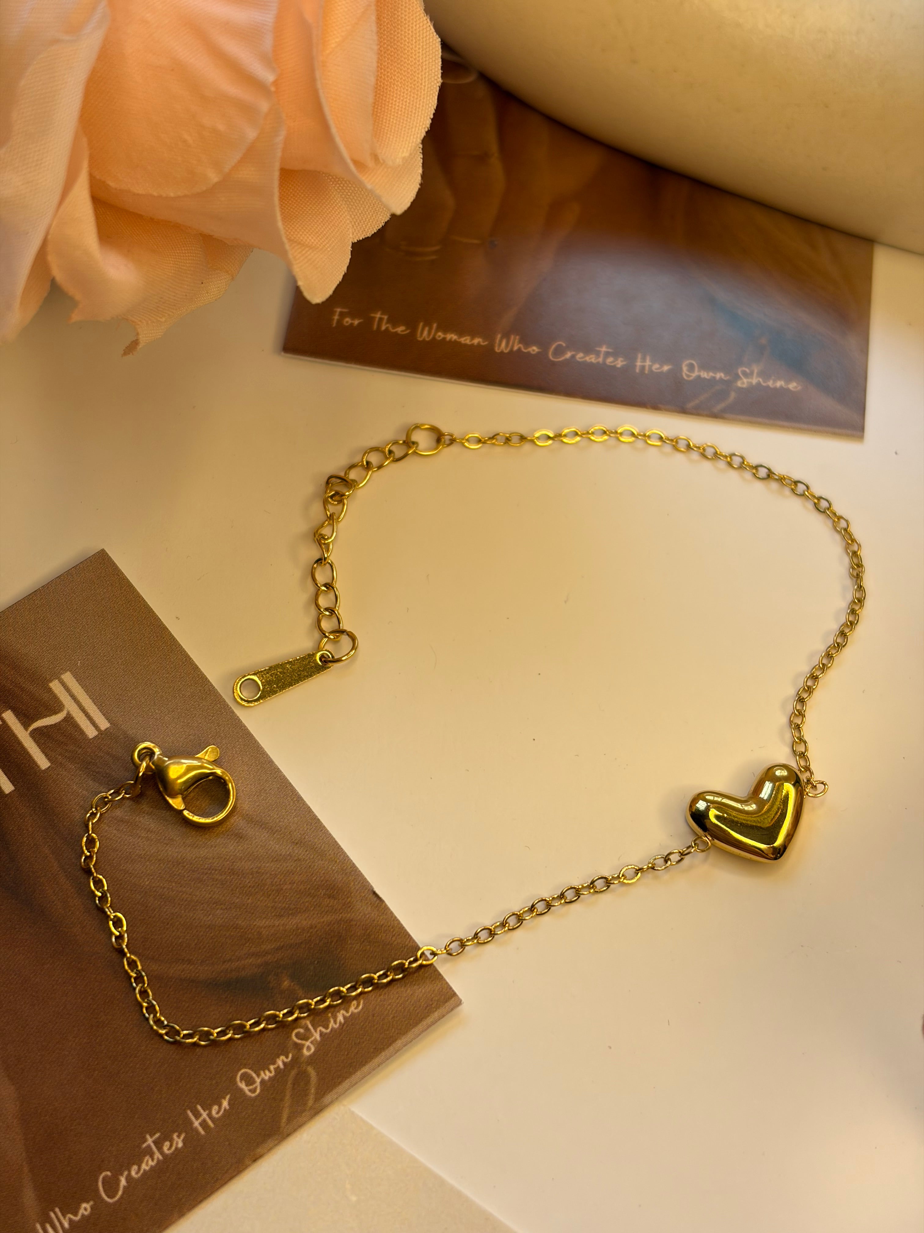 Heart Chain Braclet
