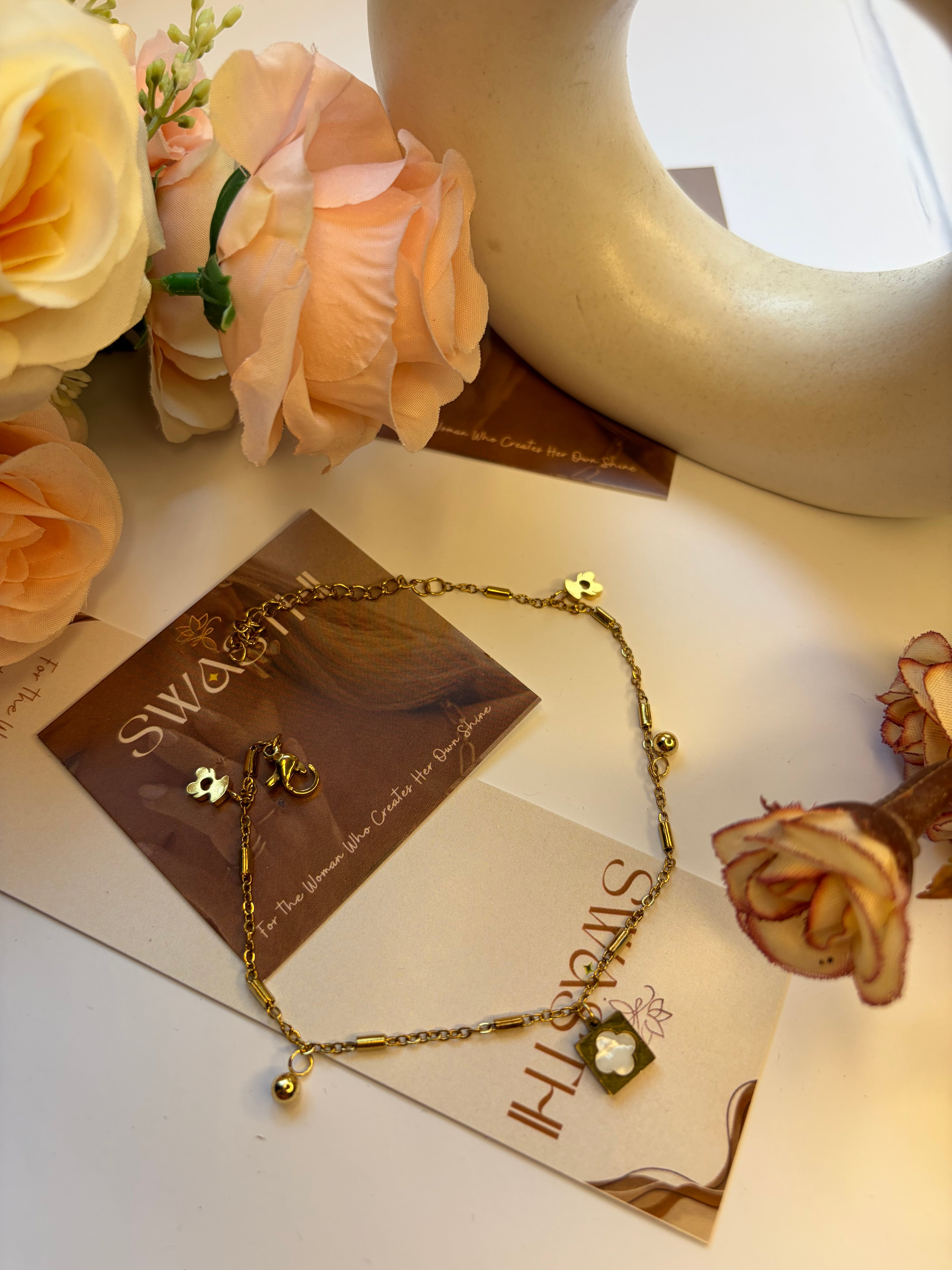 Anti Tarnish Charms Chain Braclet
