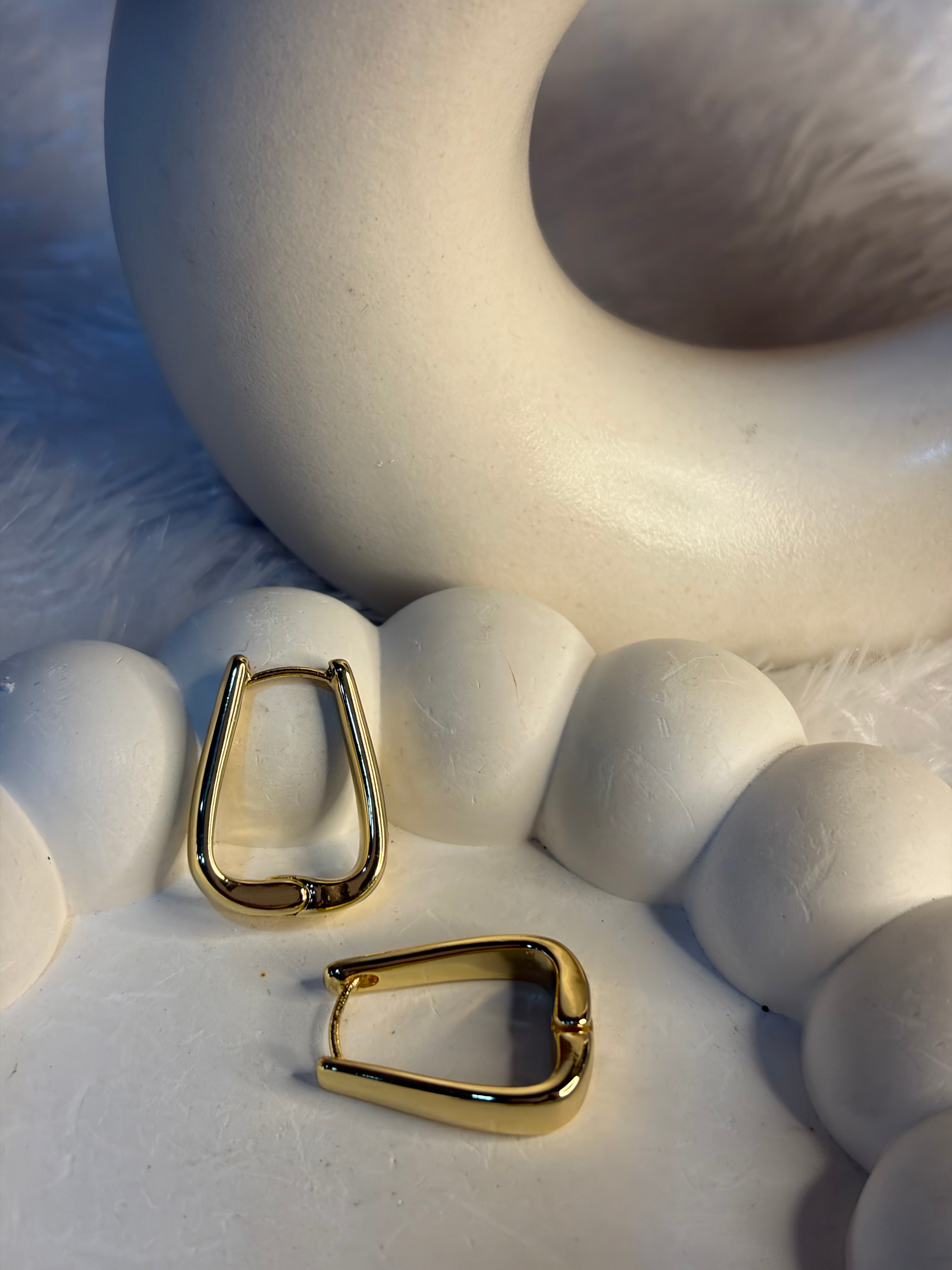 Anti Tarnish U Shape Hoops