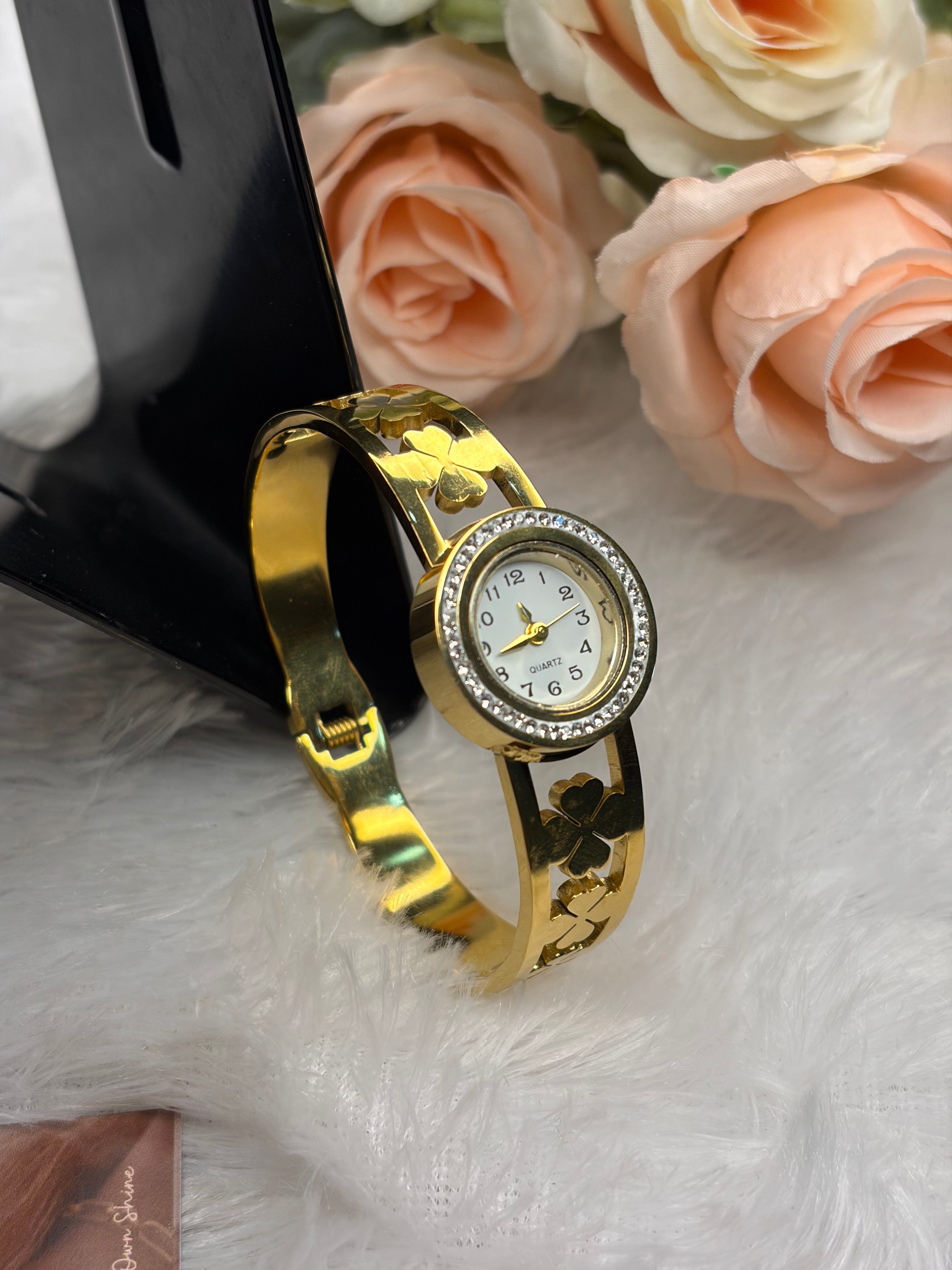 Gold Kada  Watch