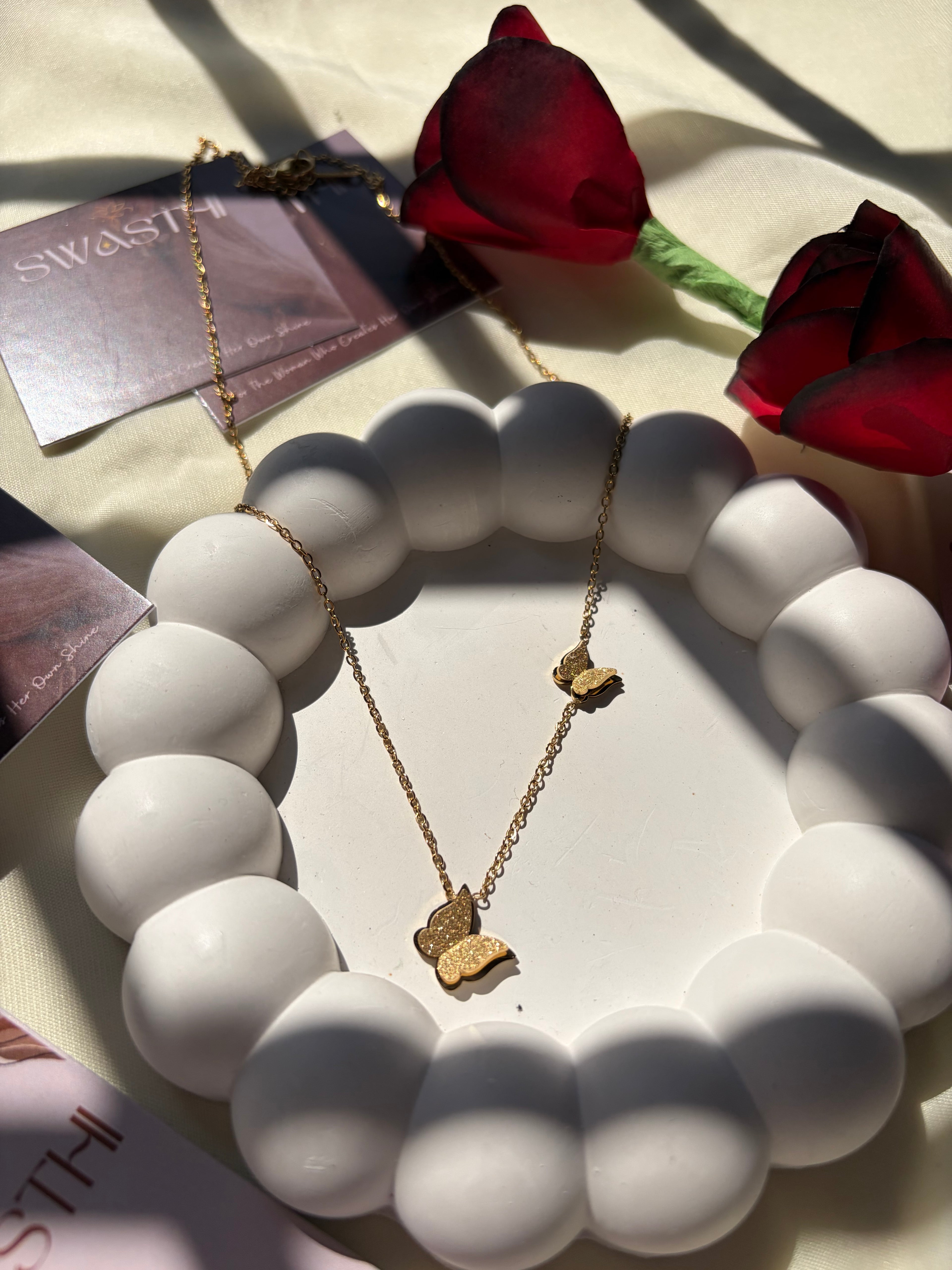 Anti Tarnish Butterfly chain