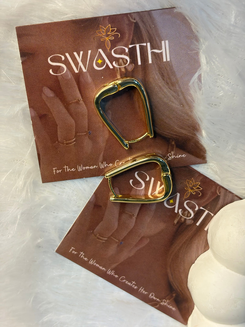 Anti Tarnish U Shape Hoops