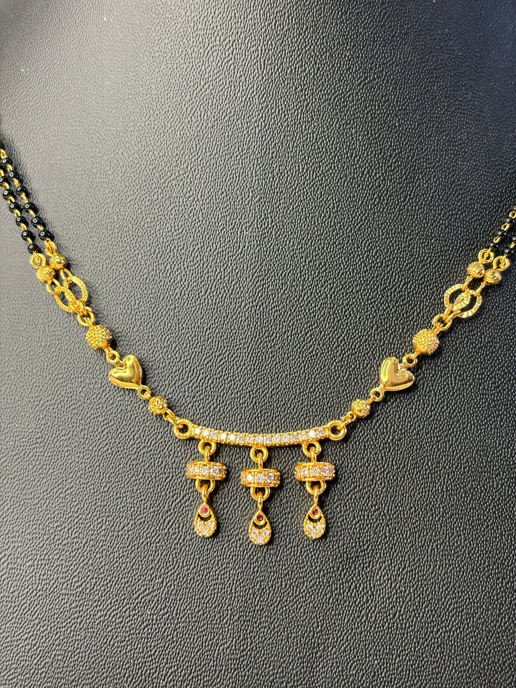 Short Black Beads