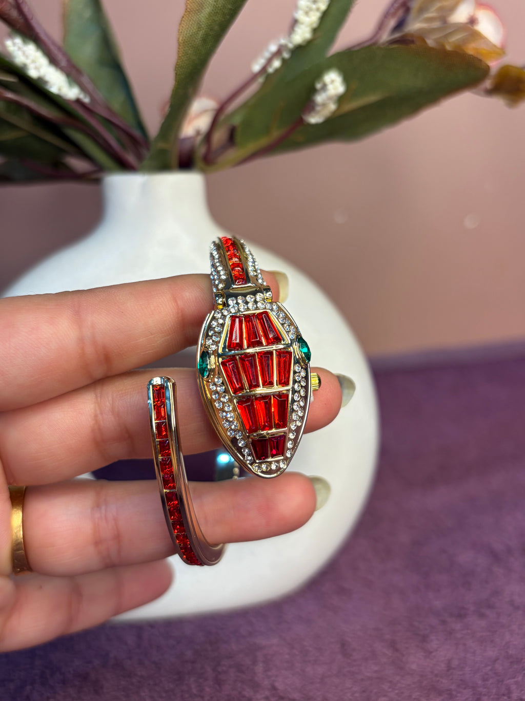 Red Snake Watch kada