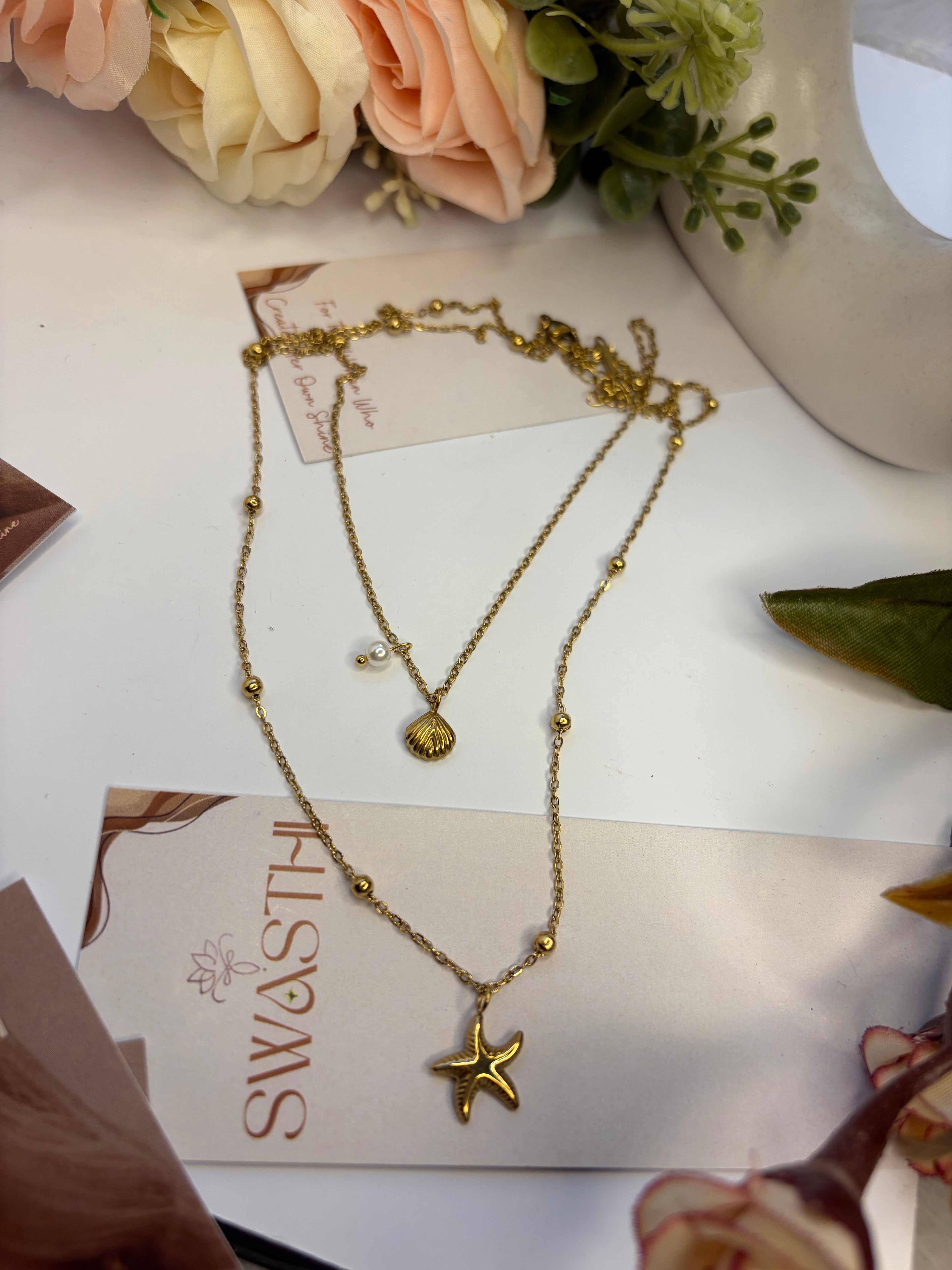 Double Layered Star Themed Chain