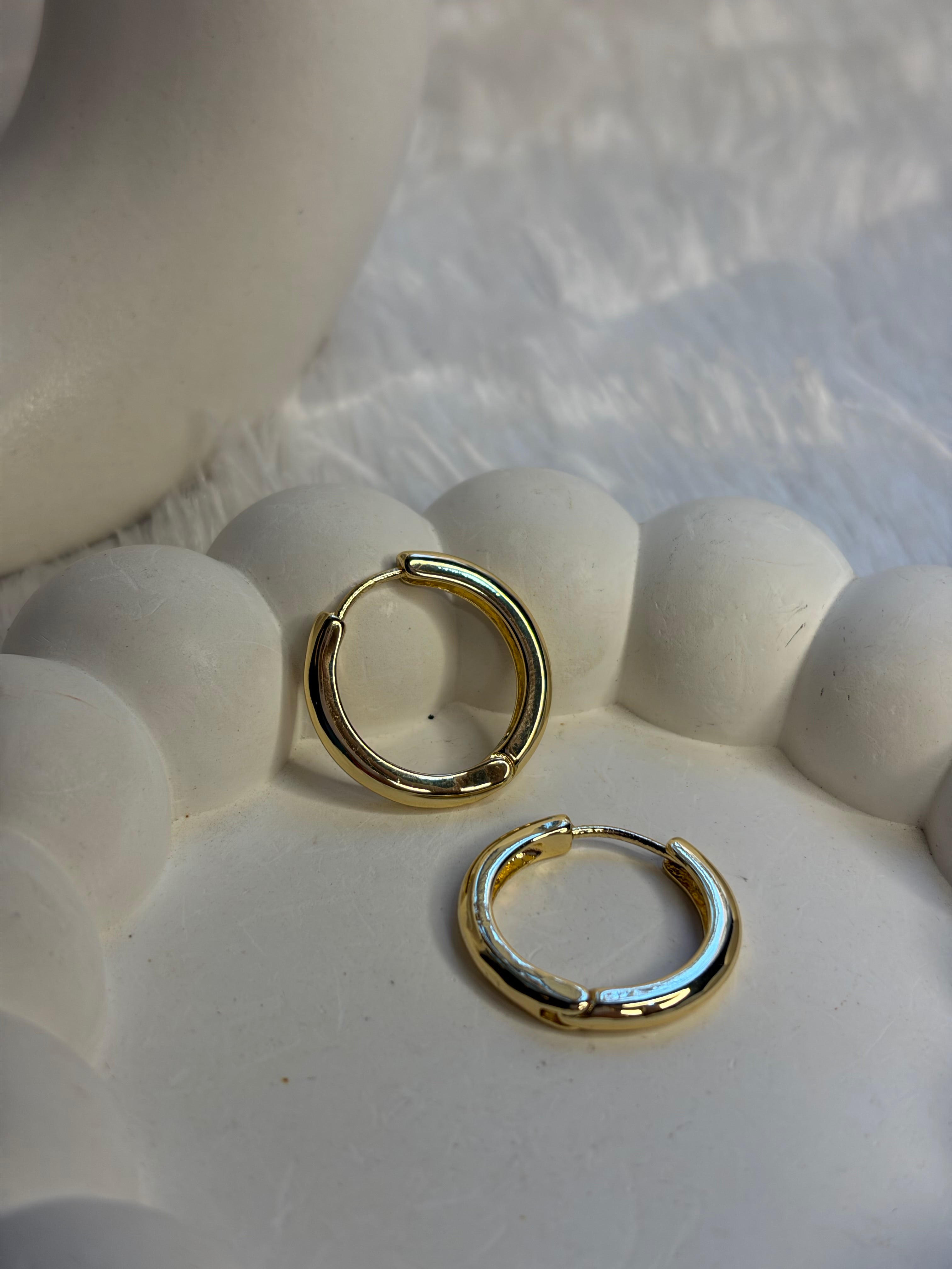 Anti Tarnish Large Hoops