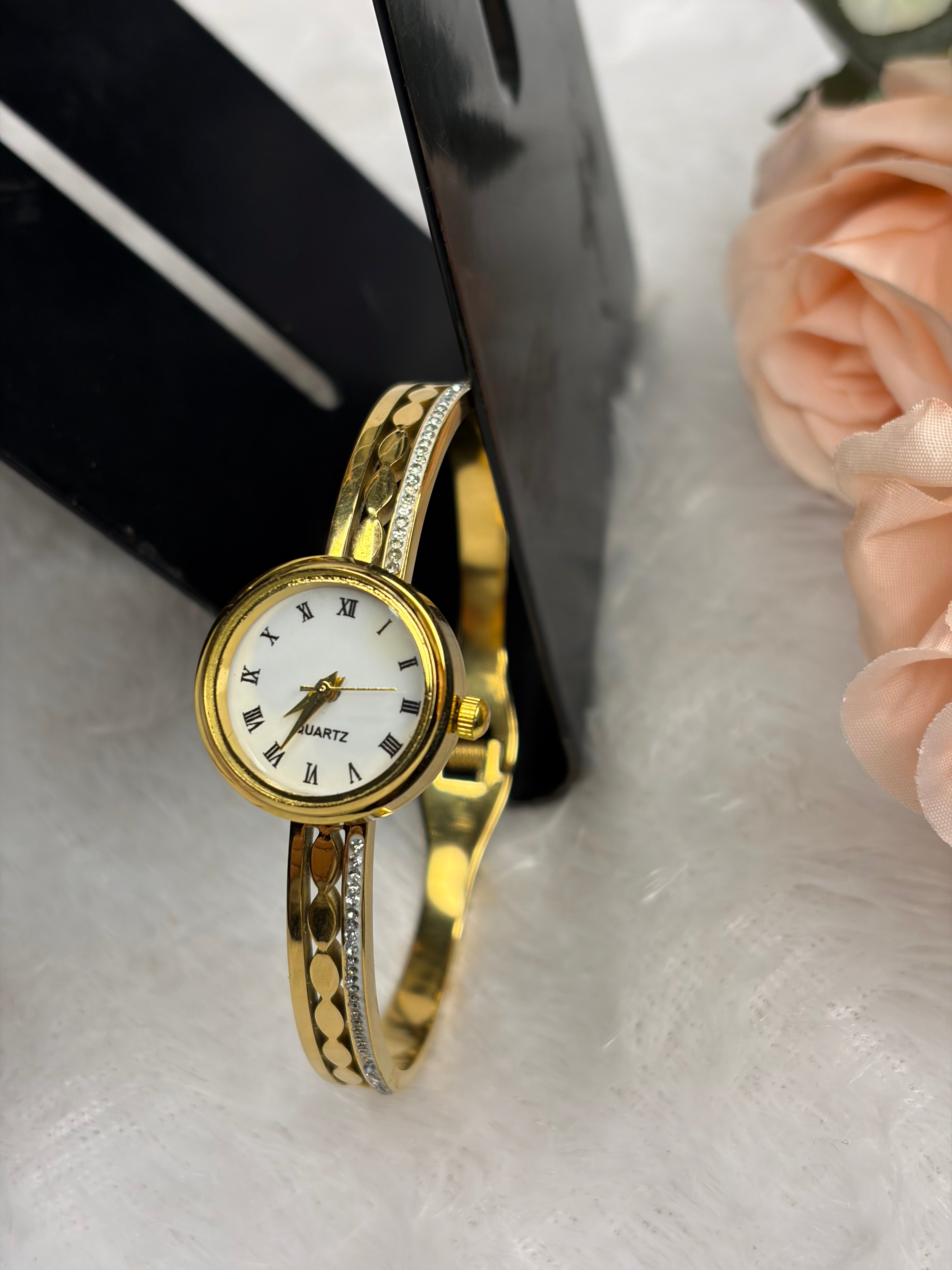 Gold Kada Watch