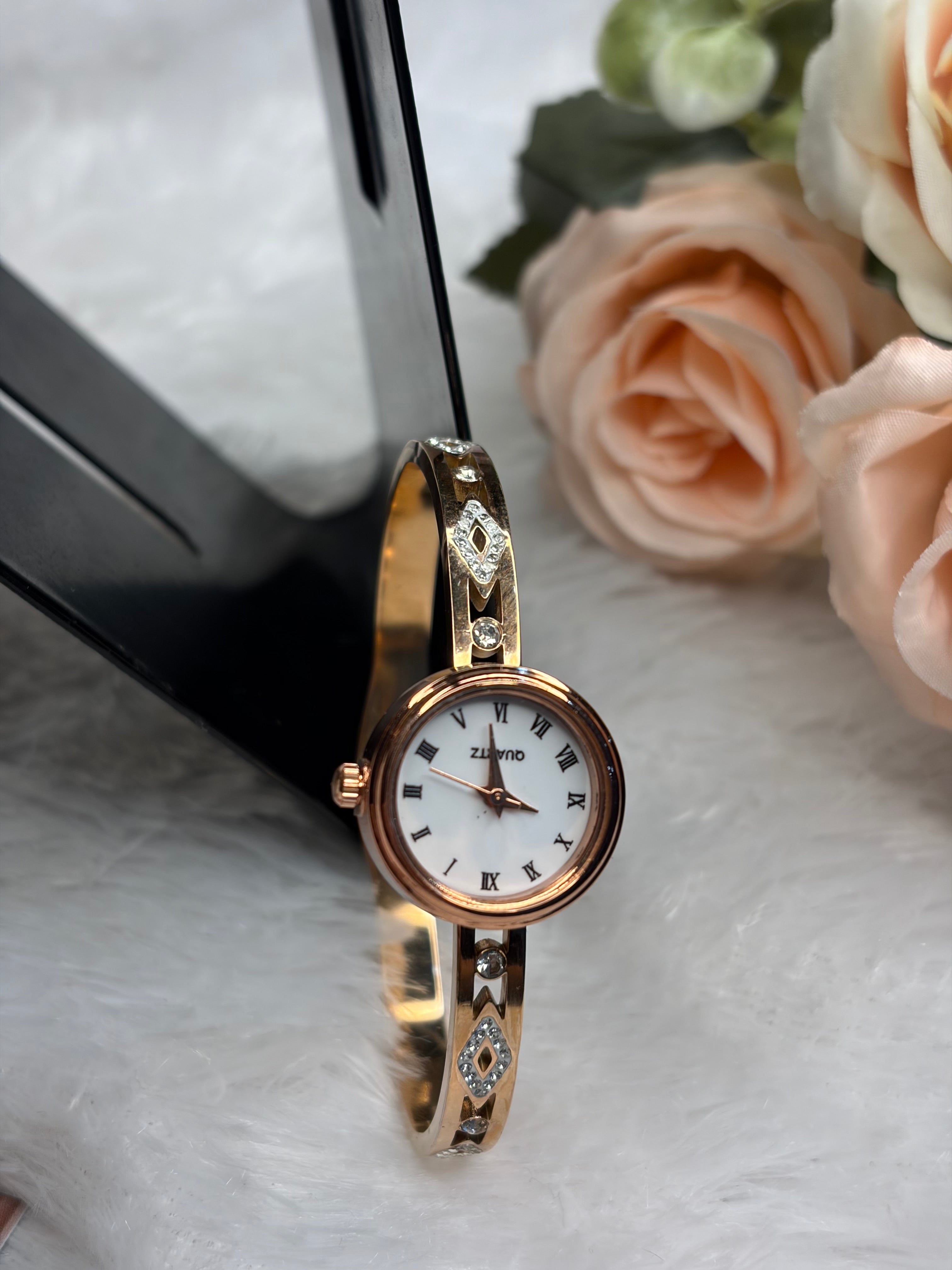 Rose Gold Kada Watch