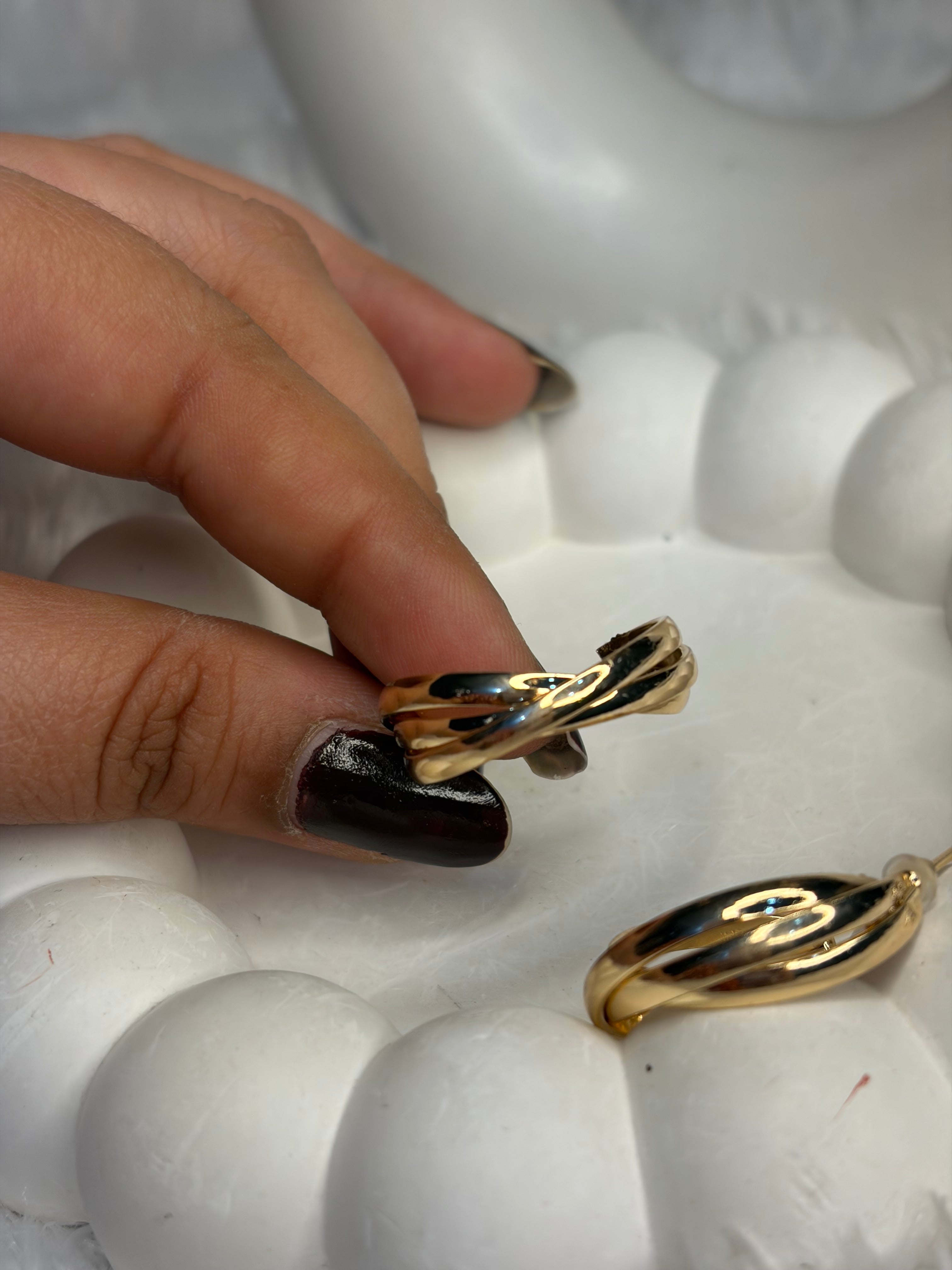 Anti Tarnish Half Rings