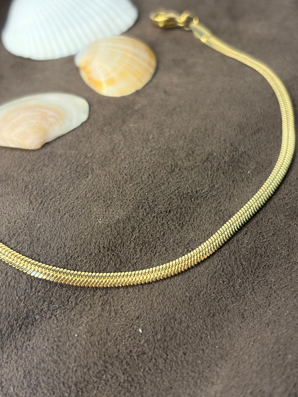 Plain Snake chain Braclet