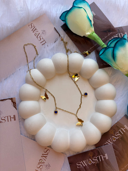 Anti Tarnish Butterfly Chain
