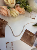 Rose Gold Tennis Necklace Chain