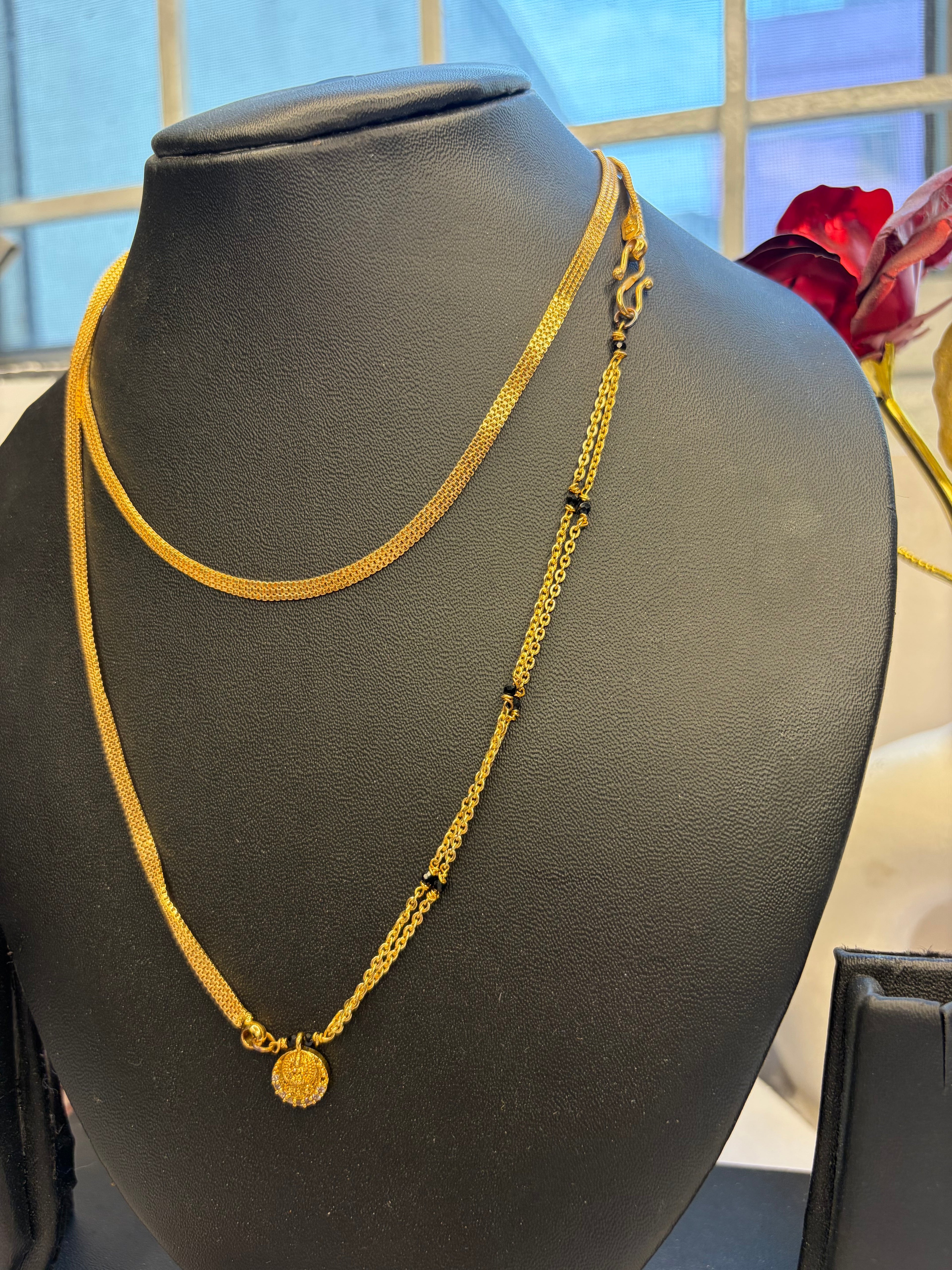 Rashmika Inspired Black Beads