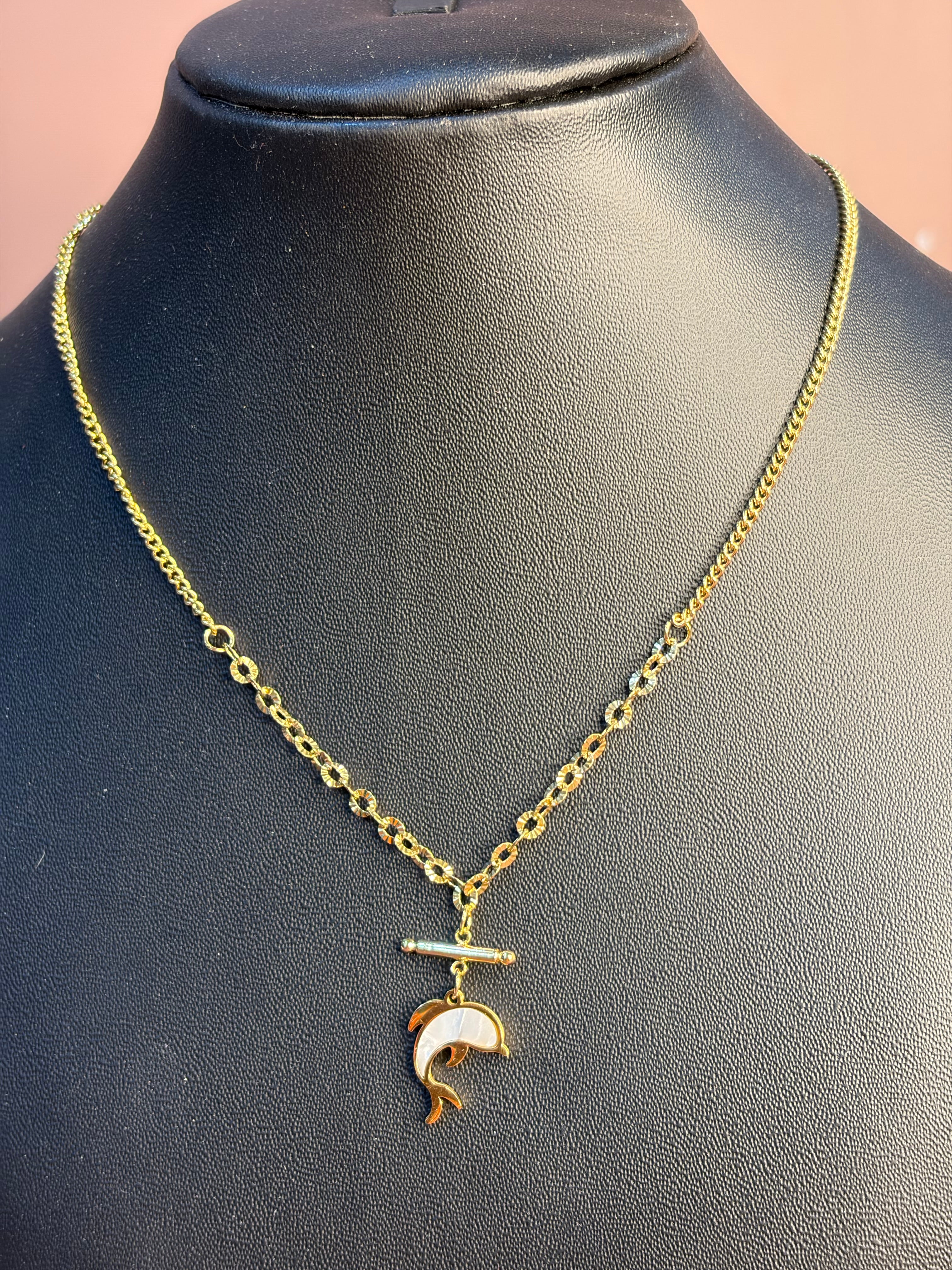 Anti Tarnish Dolphin Chain