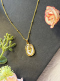 Anti Tarnish Rose pendant Chain