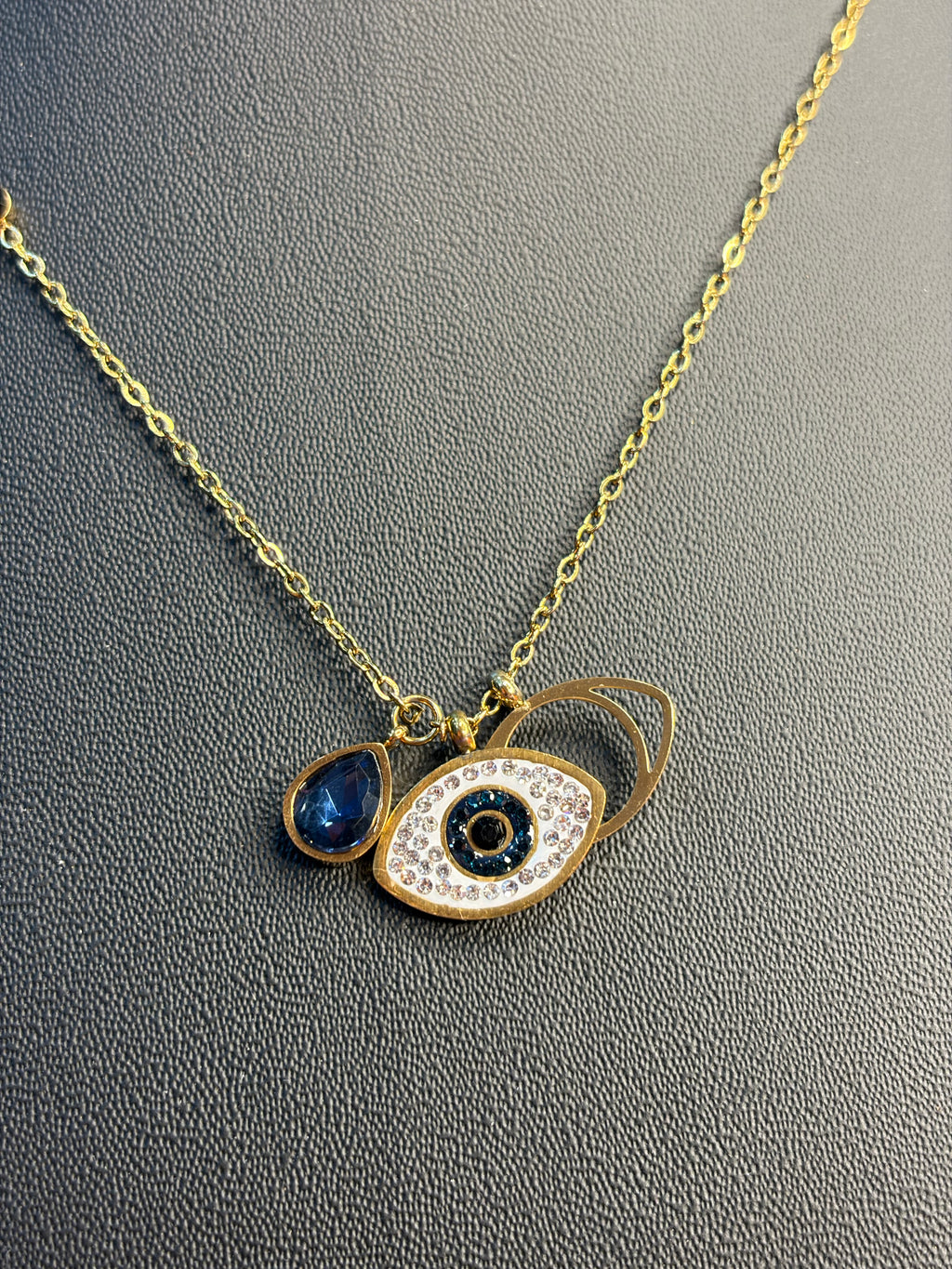 Anti Tarnish Evil Eye Chain