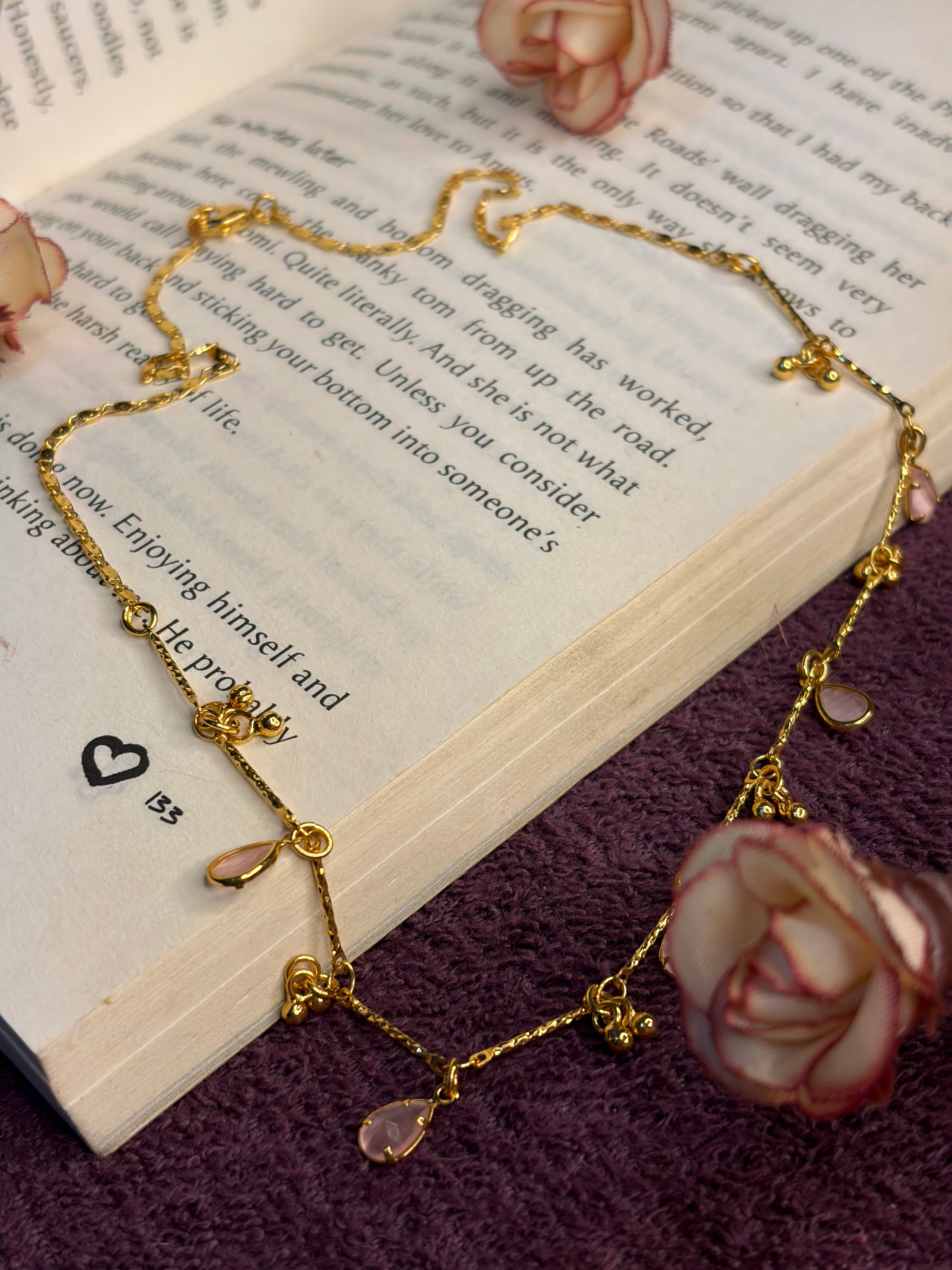 Pink Drops Chain