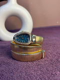 Snake Watch With Blue Dial