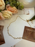 Gold Flower Necklace Chain