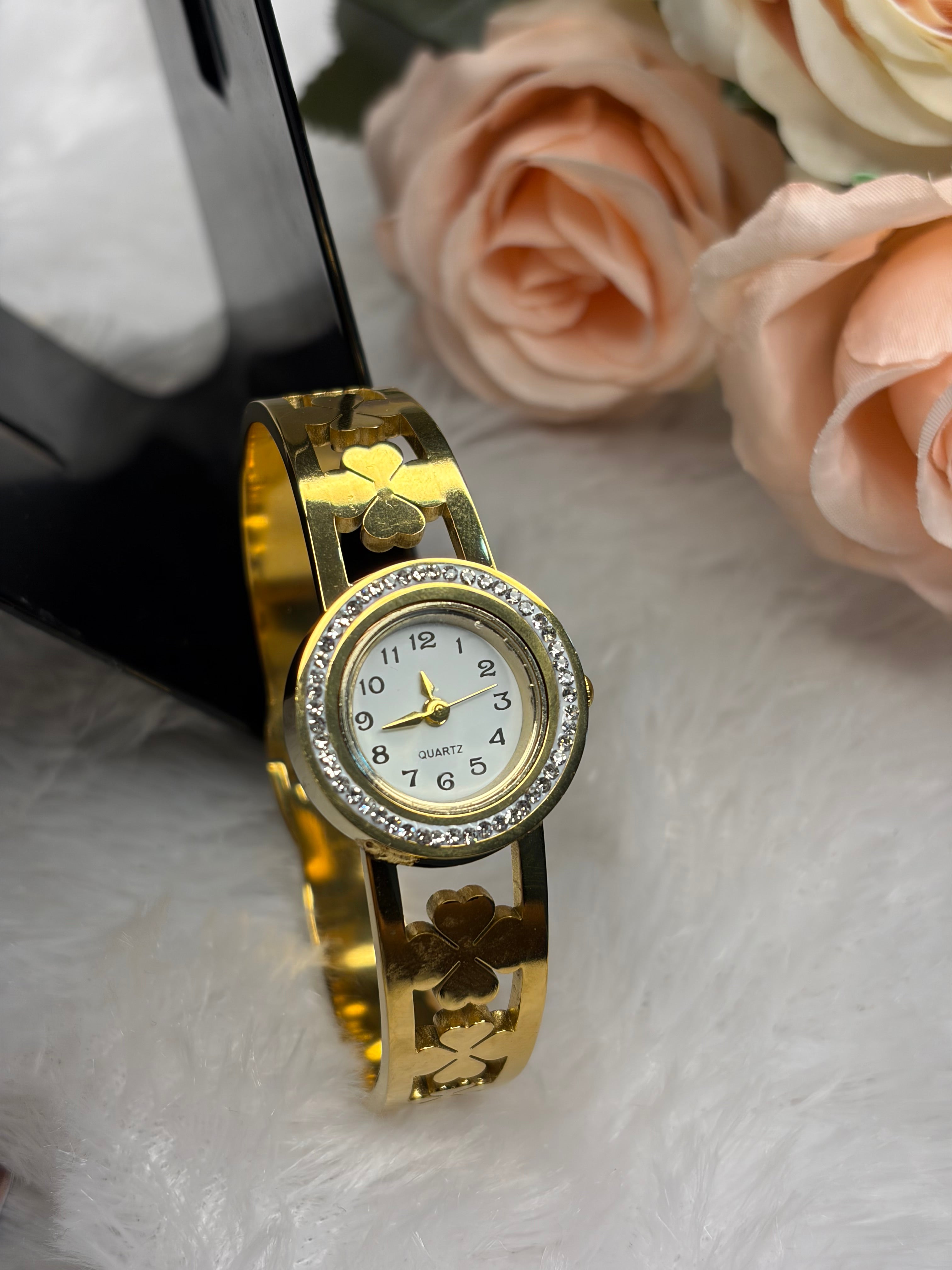 Gold Kada  Watch