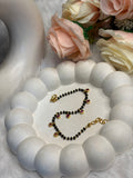Black Beads Chain Braclet