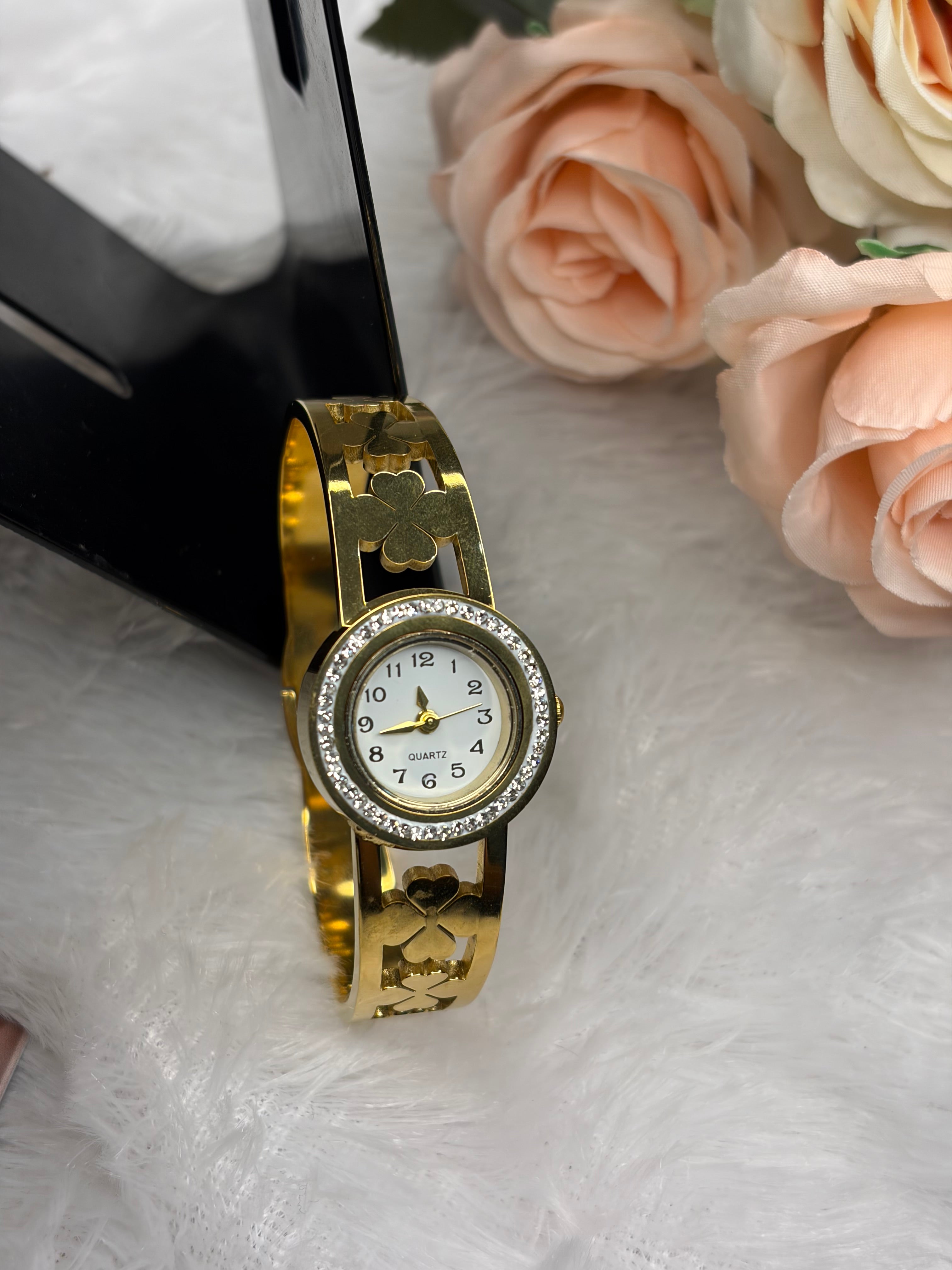 Gold Kada  Watch