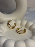 Anti Tarnish Half Ring Earrings