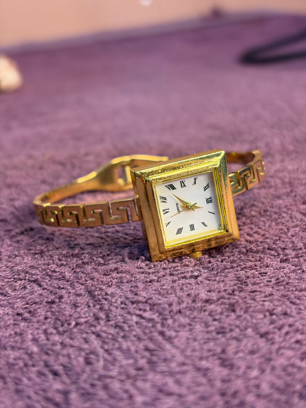Gold Kada Watch