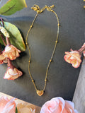 Anti Tarnish Heart Pendant Chain