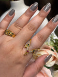 Multi stone Vanki Ring