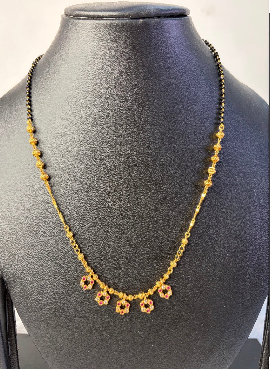 Short Black Beads