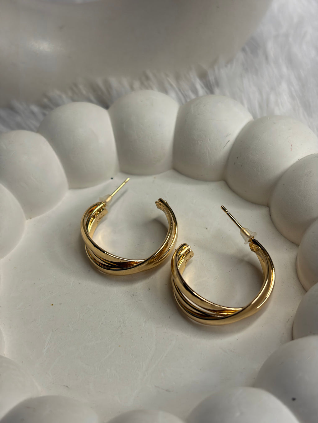 Anti Tarnish Half Rings