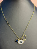 Anti Tarnish Evil Eye Chain