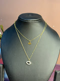 Double Layered Evil Eye Chain