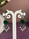 Green Stone Earrings