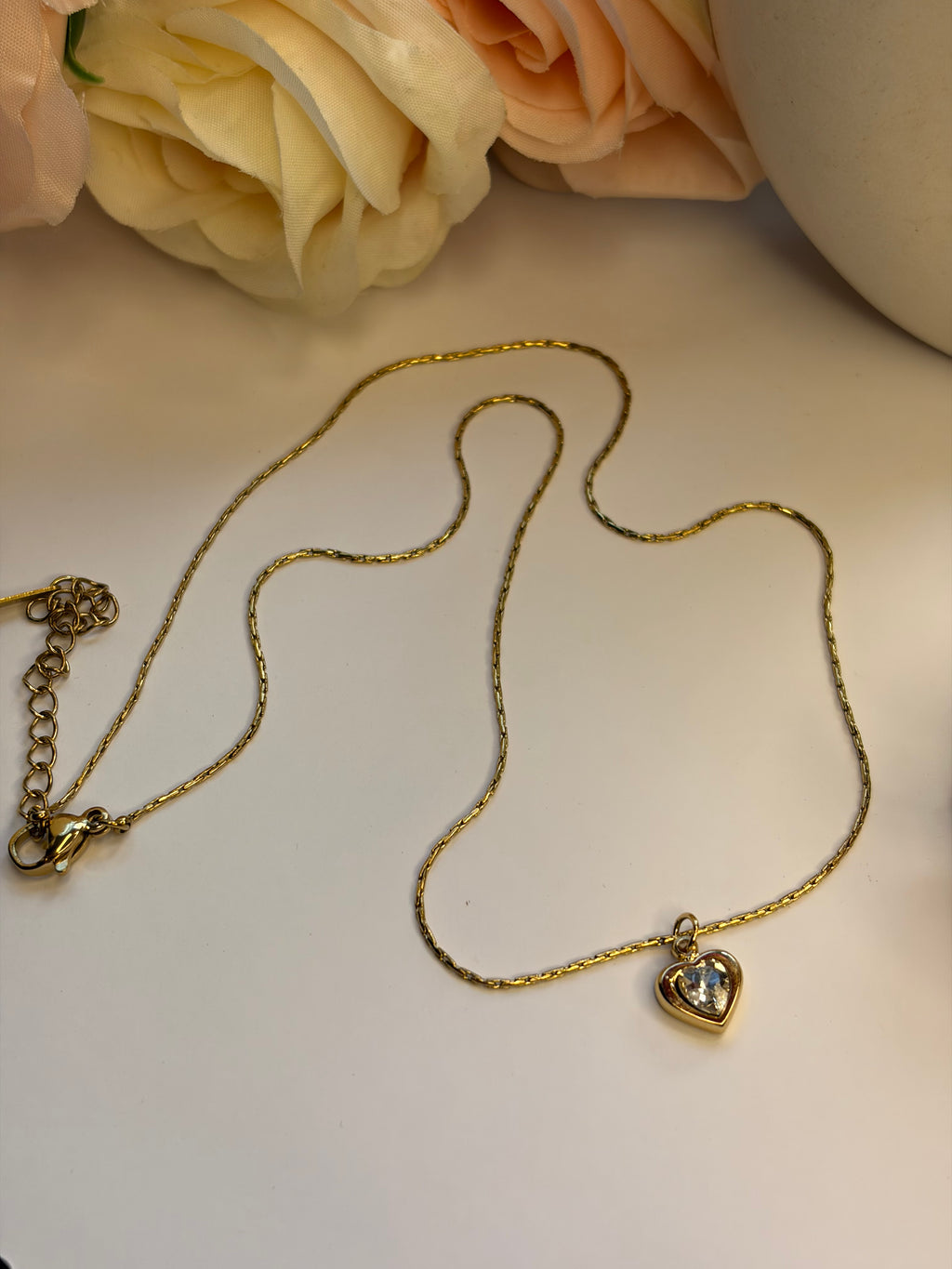 Anti Tarnish Heart Locket Chain