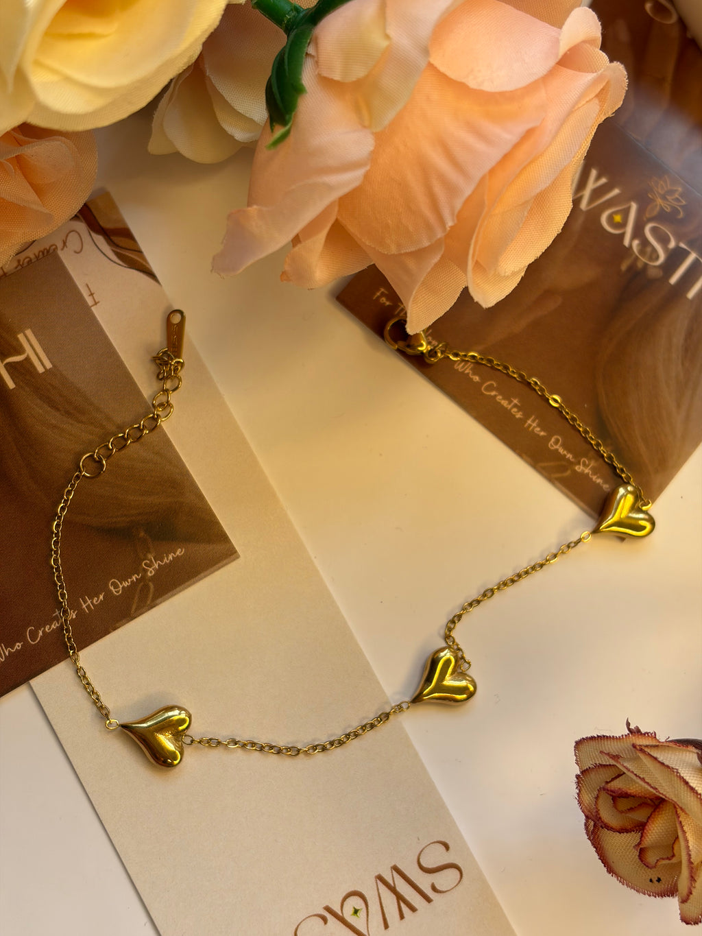 Heart Chain Braclet