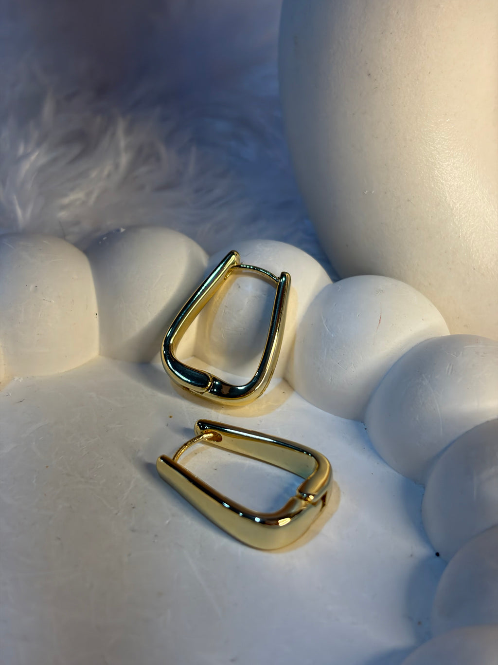 Anti Tarnish U Shape Hoops