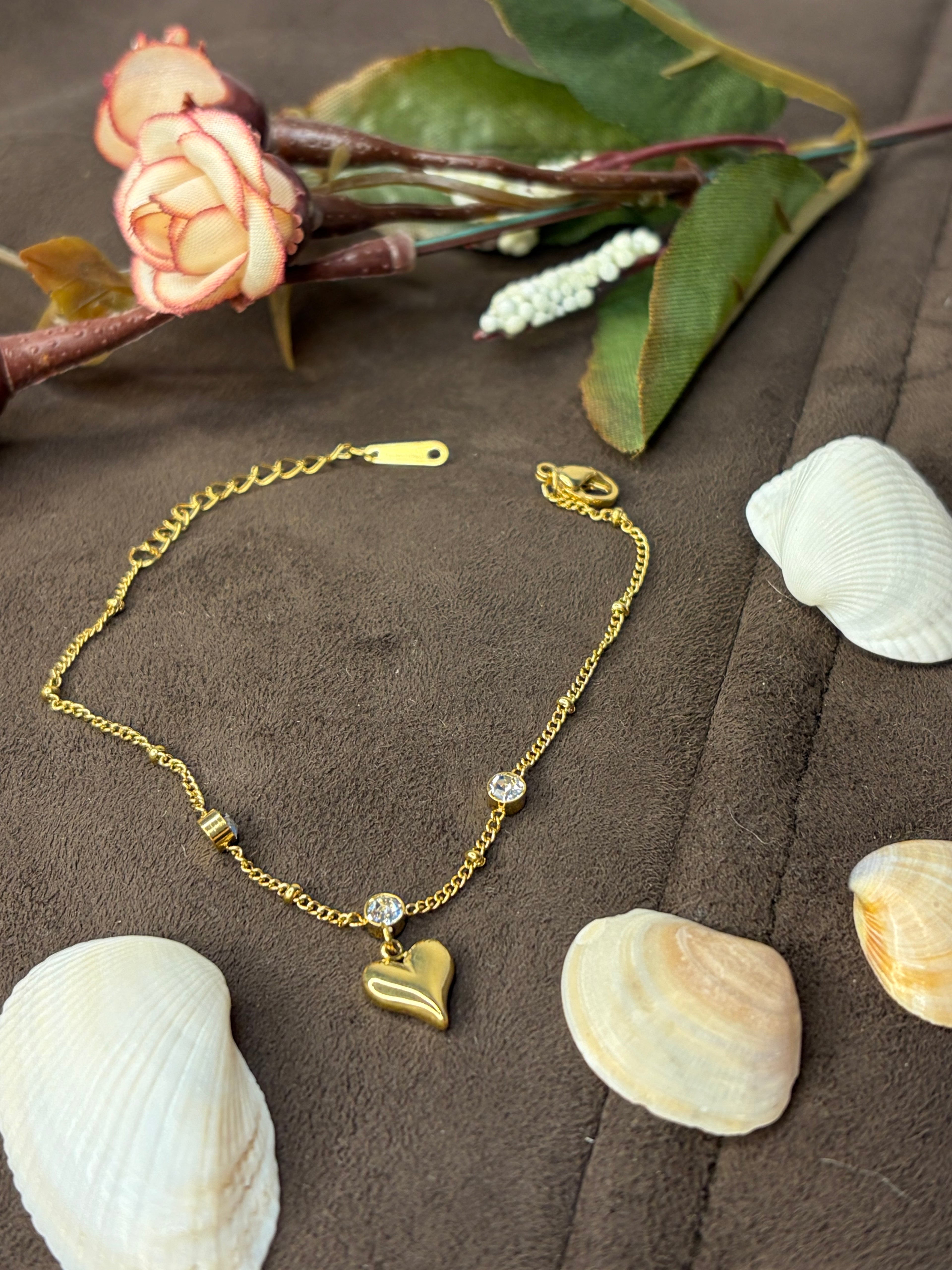 Heart Chain Braclet