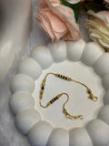 Black Beads Chain Braclet