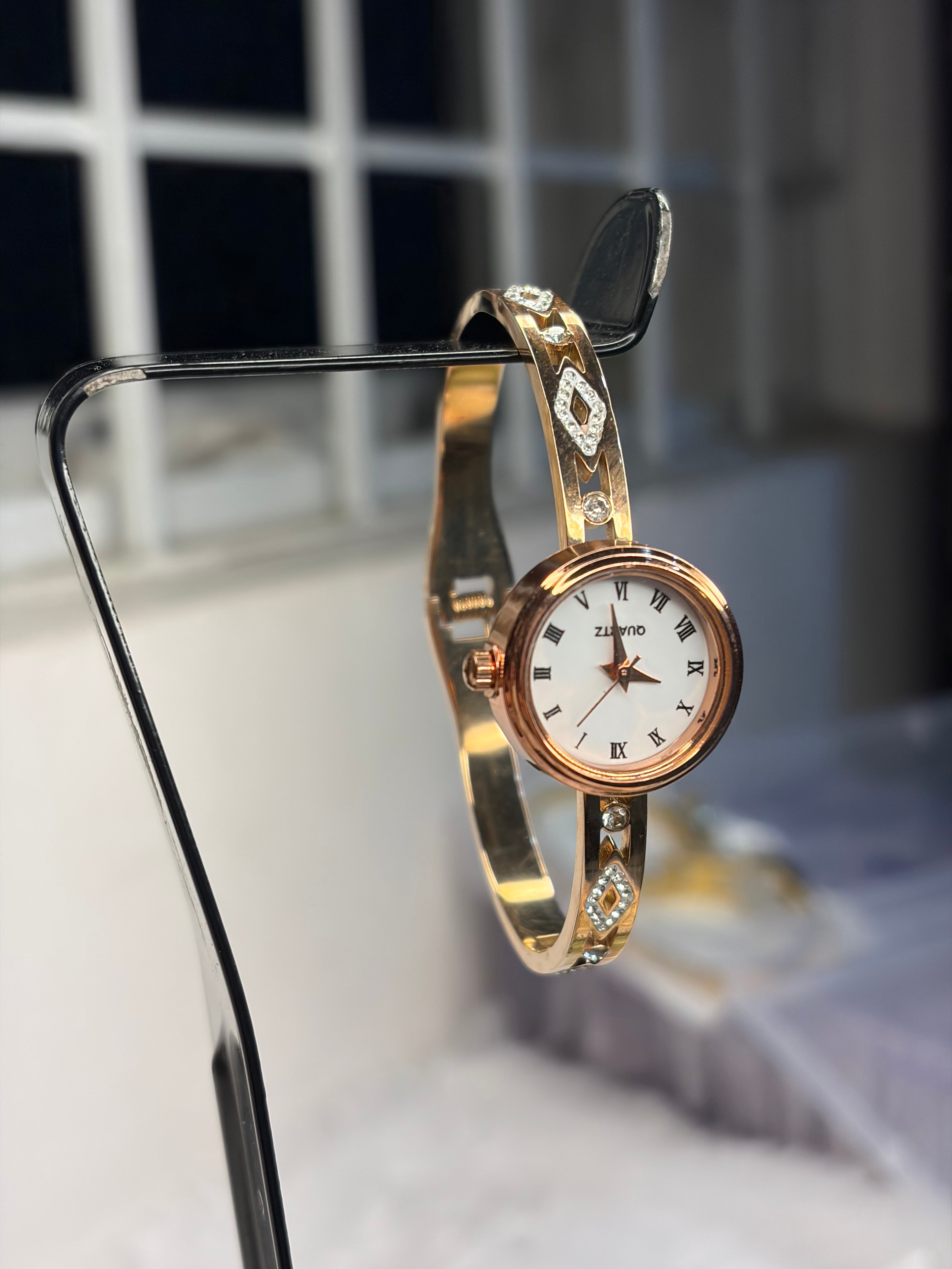 Rose Gold Kada Watch
